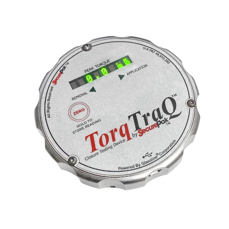 美国Secure Pak便携式瓶盖扭矩测试仪TorqTraQ 可采集扭矩数据